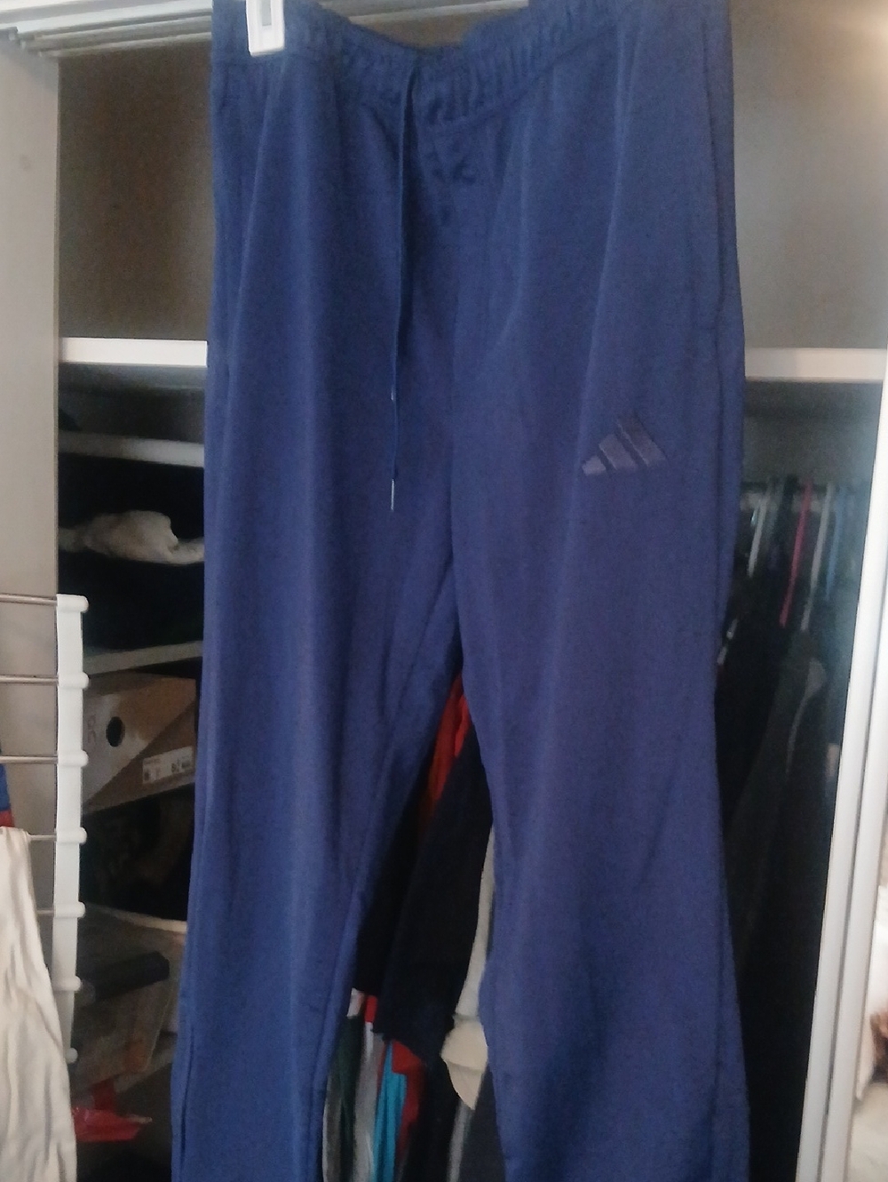 adidas Men's Navy Blue Sweatpants Joggers